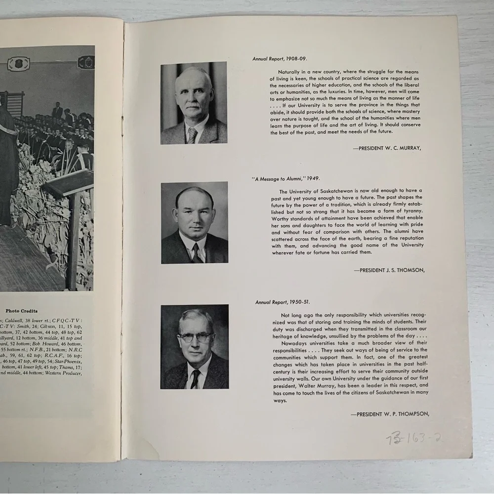 Vintage University of Saskatchewan 1909-1959 50th Anniversary Booklet - Picture 9 of 15